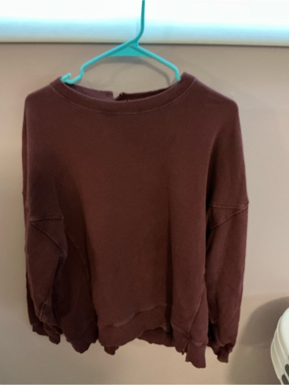 Aerie Dark Red Crewneck Sweatshirt Medium